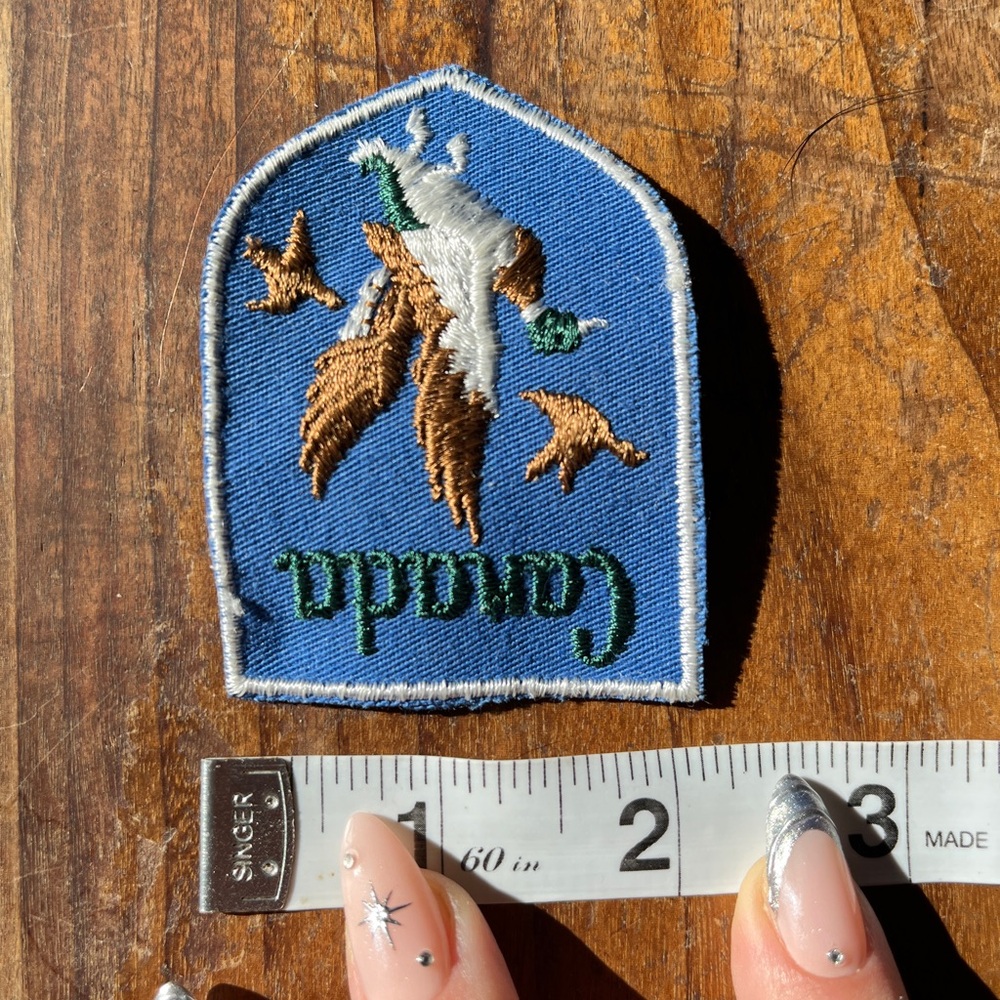 3/$30 🌟 Canada Embroidered Patch with Flying Duck - Picture 5 of 5